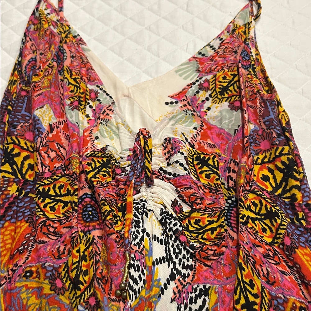 Free People Multicolor Printed Chemise